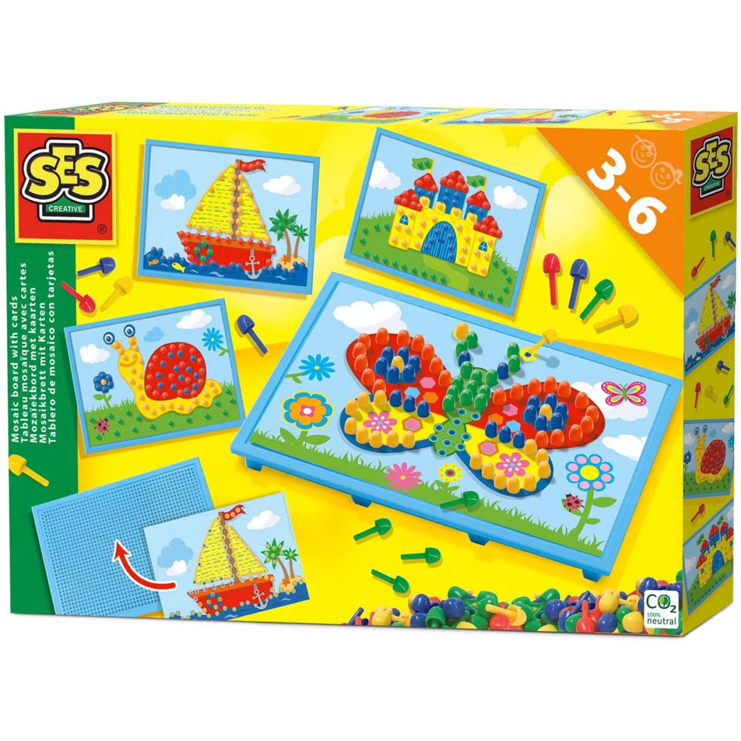 SES Mozaïekbord met Kaarten Hot