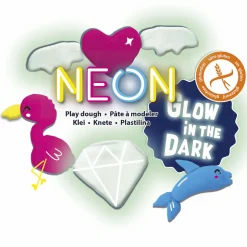 SES Neon en Glow in the Dark Klei - 4 Kleipotjes Online