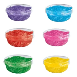 Plakkaatverf Glitter, 6x45ml>SES Outlet