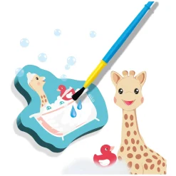 Sophie La Girafe Kleuren met Water in Bad-SES Hot