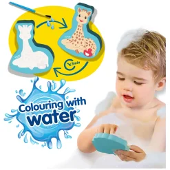 Sophie La Girafe Kleuren met Water in Bad-SES Hot