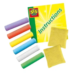 SES Stoepkrijt Spellen 5in1 New