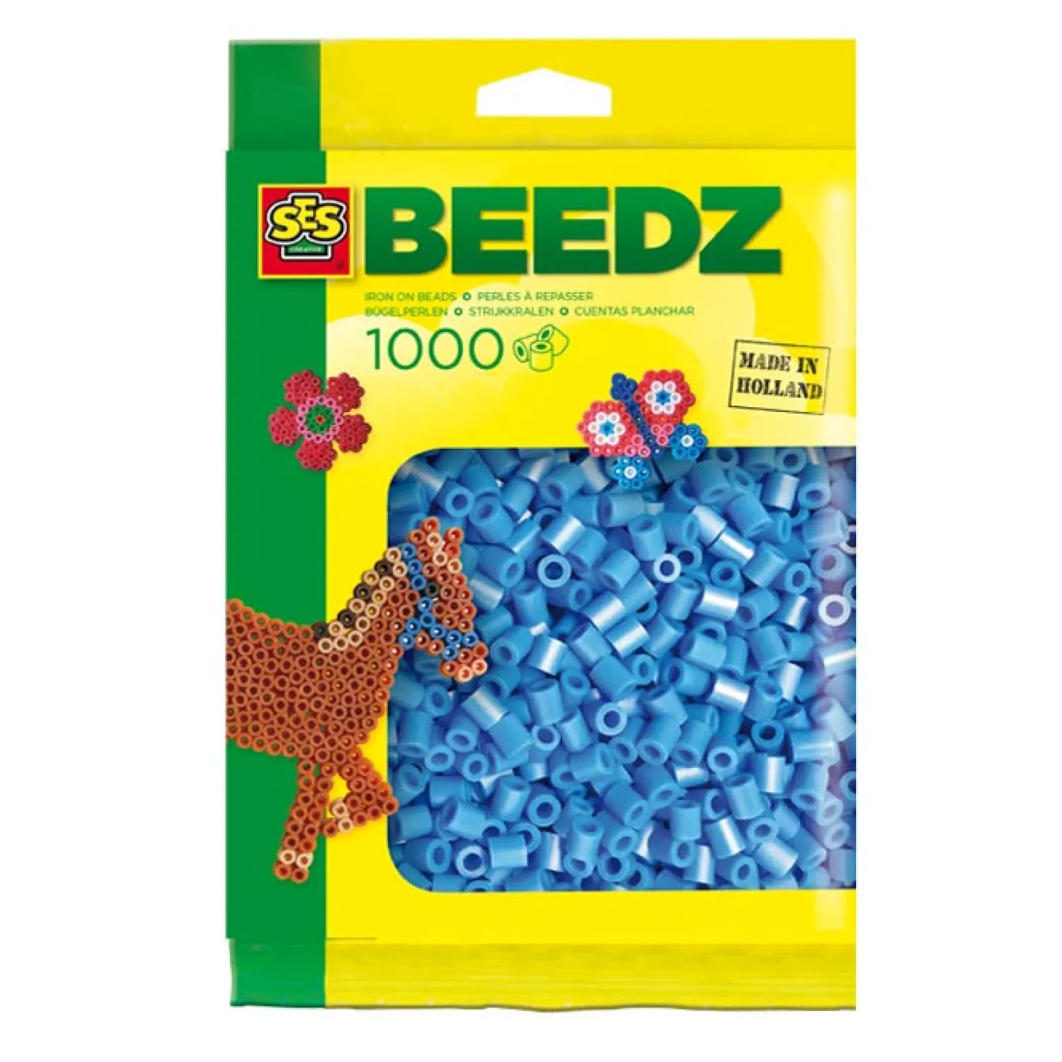 Strijkkralen - Blauw, 1000st.-SES Discount