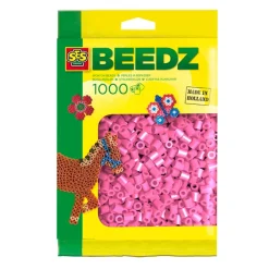 Strijkkralen - Roze, 1000st.>SES Hot