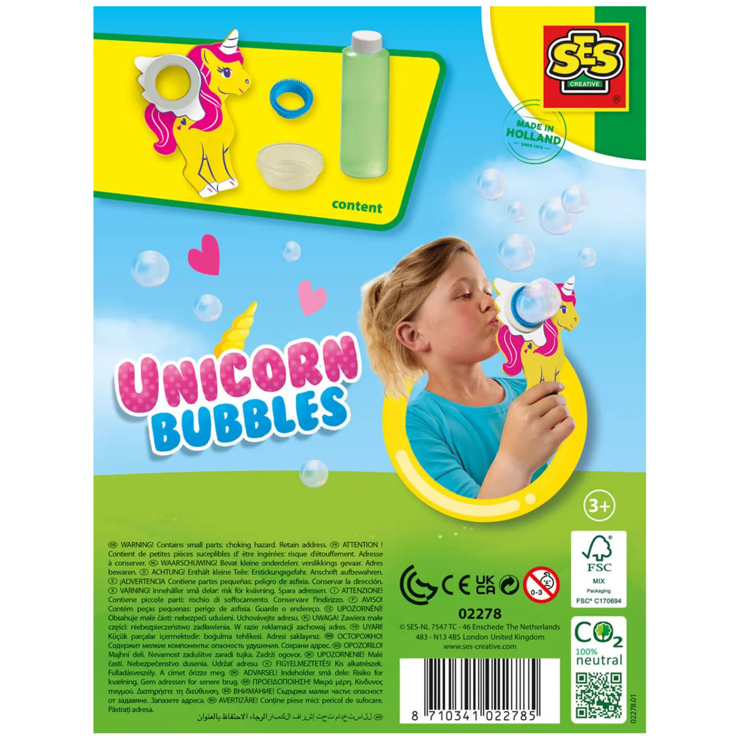 Unicorn Bubbles Bellenblaas-SES