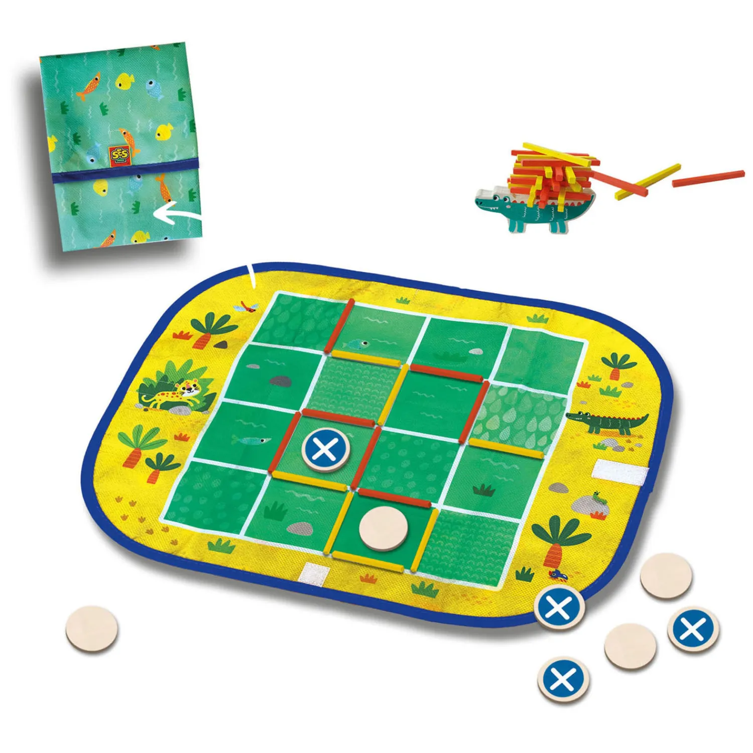 Wrap en Go Reisspellen, 3in1>SES Discount