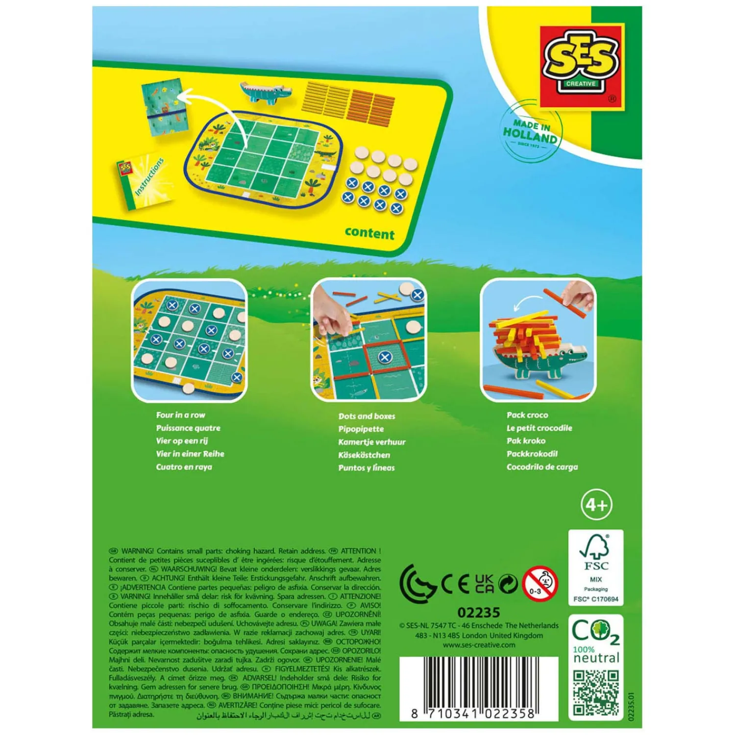 Wrap en Go Reisspellen, 3in1>SES Discount