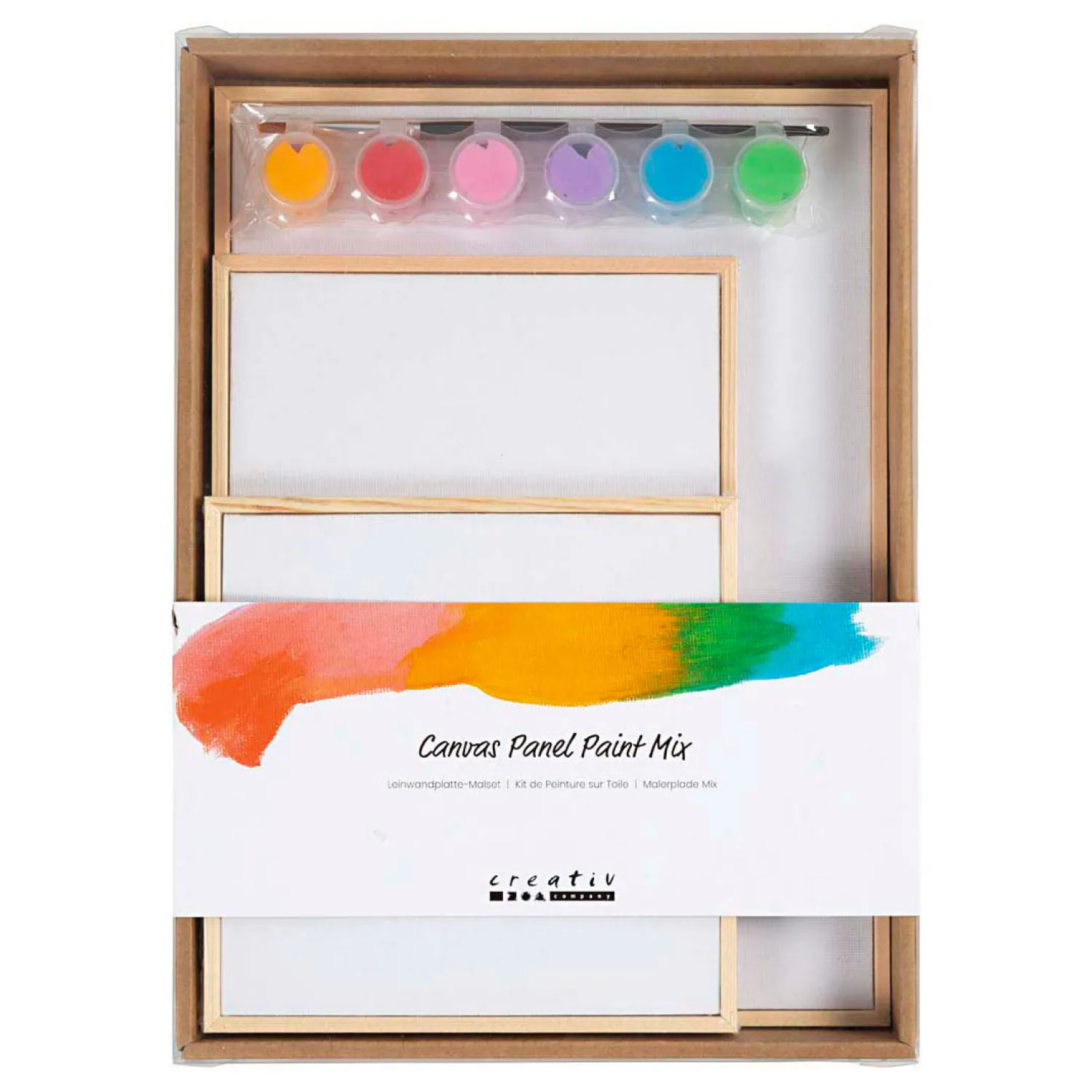 Set Canvas Panelen Kleurrijk>Creativ Company Online