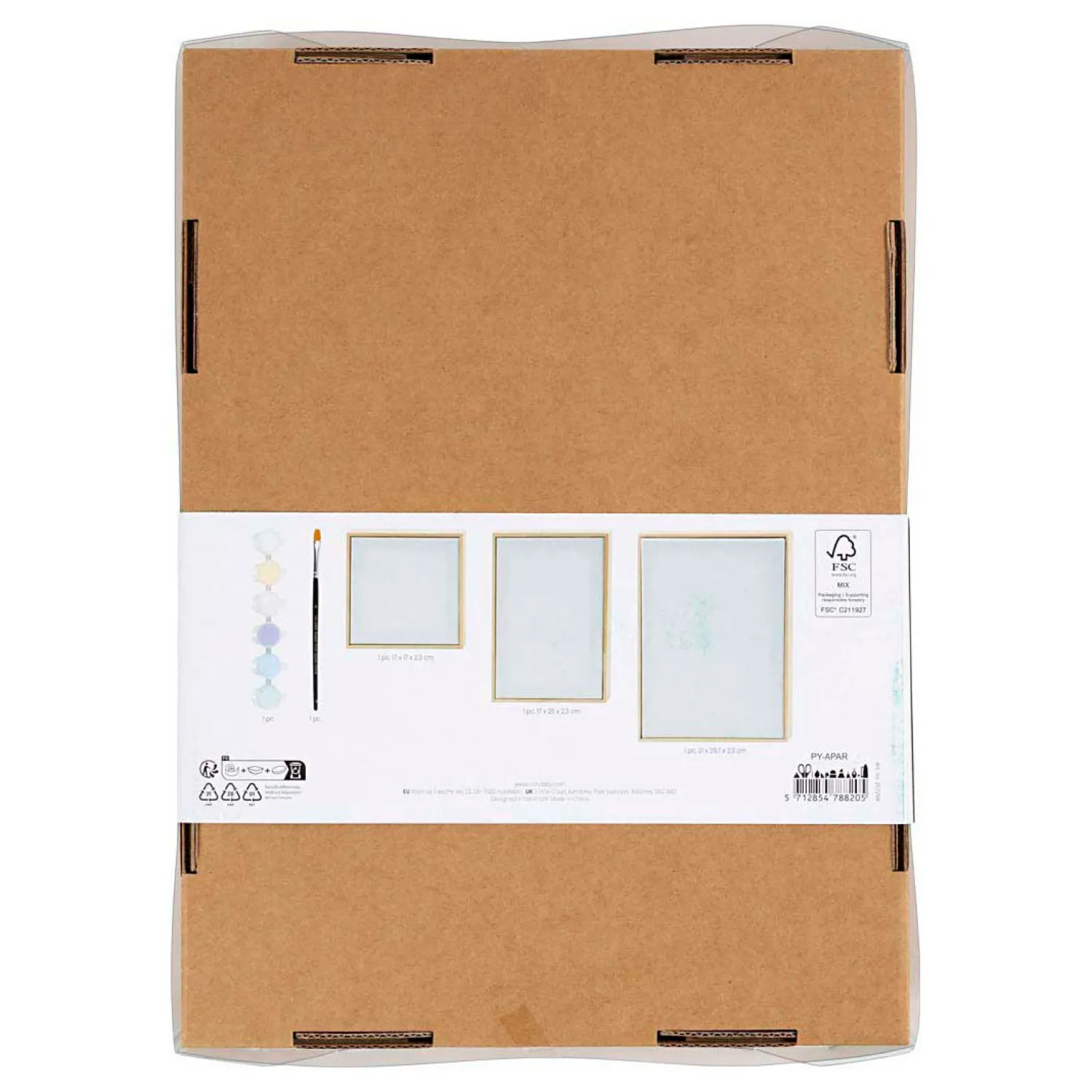 Creativ Company Set Gespannen Canvast met Verf en Kwast Online