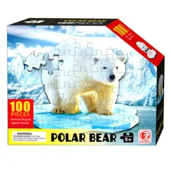 Shape Puzzel Ijsbeer, 100st. Online