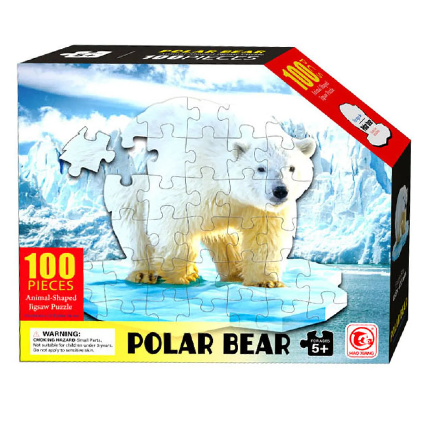 Shape Puzzel Ijsbeer, 100st. Online