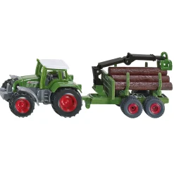 Siku 1645 Tractor Met Bosaanhangwagen 1:72 Outlet