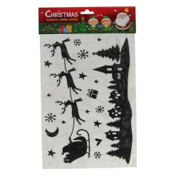 Silhouette Raamstickers Kerst-Wins Holland Best