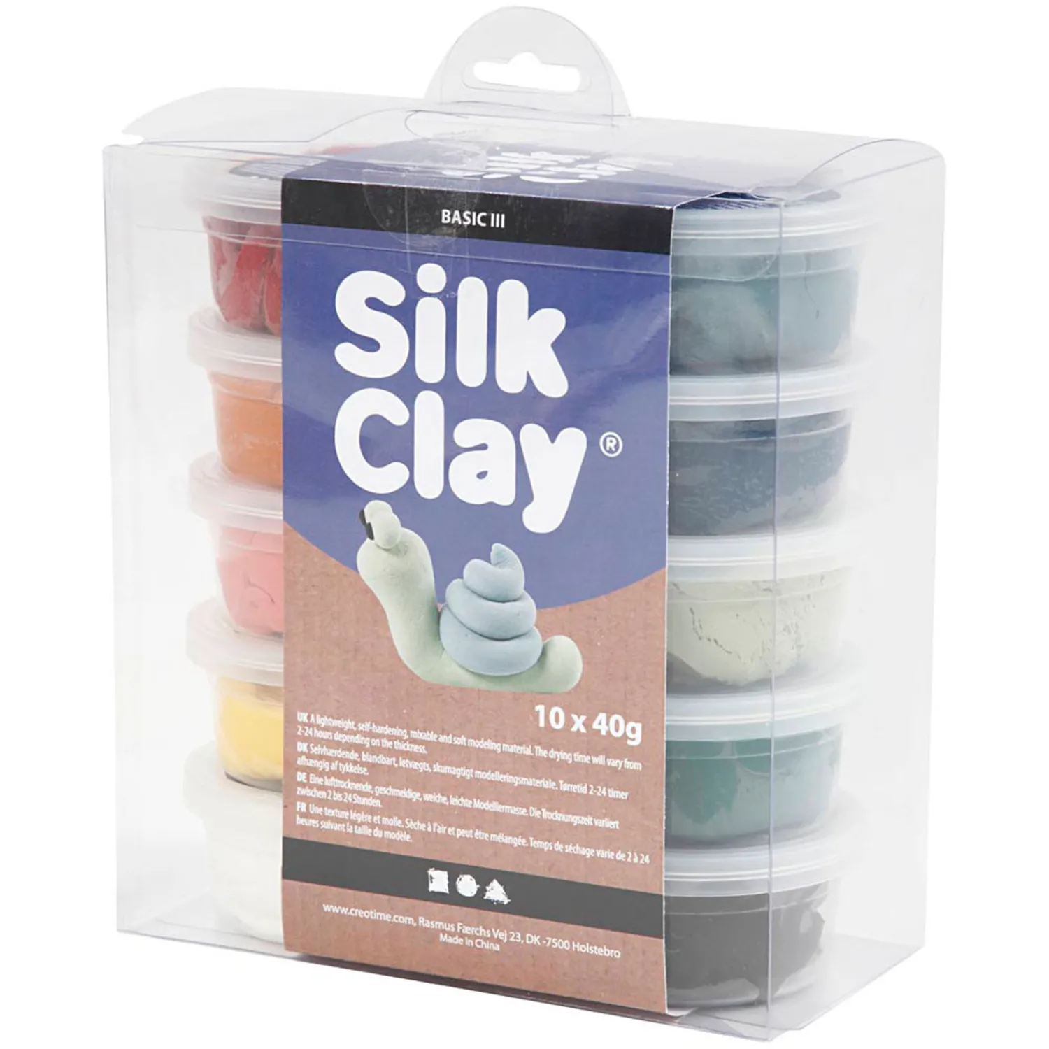 Silk Clay, Pastelkleuren, 10dlg.>Creativ Company Online