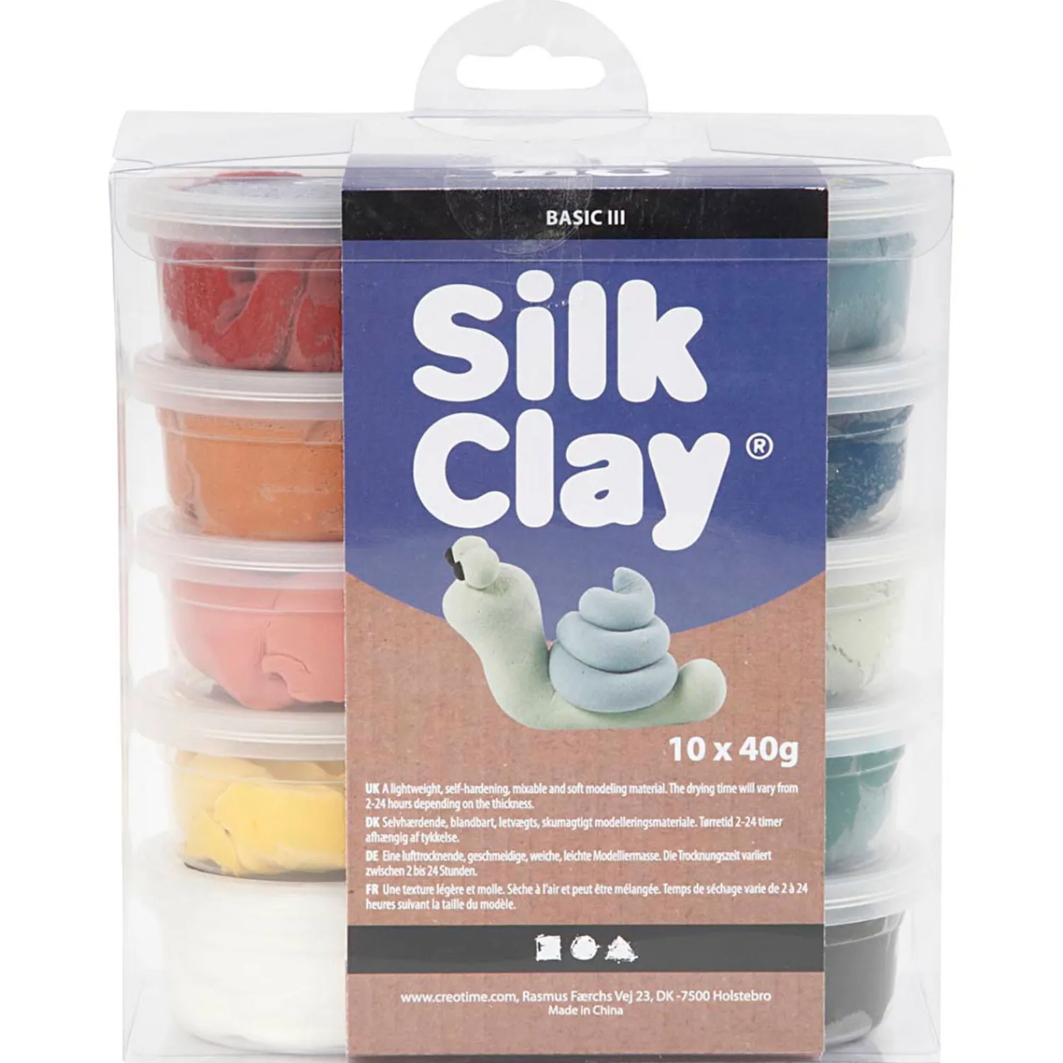 Silk Clay, Pastelkleuren, 10dlg.>Creativ Company Online