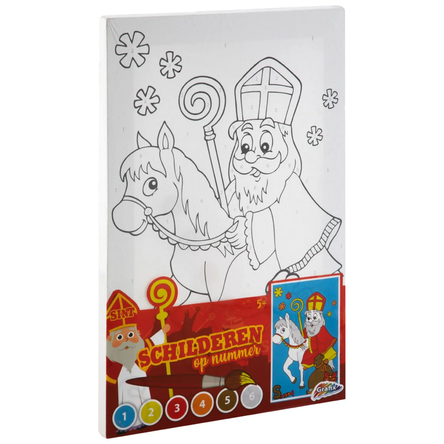 Grafix Sinterklaas Canvas Schilderen Op Nummer Best