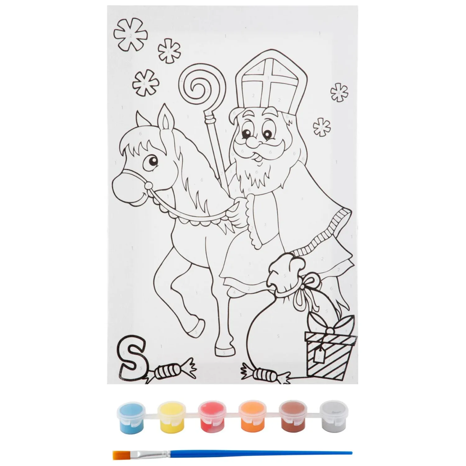 Grafix Sinterklaas Canvas Schilderen Op Nummer Best