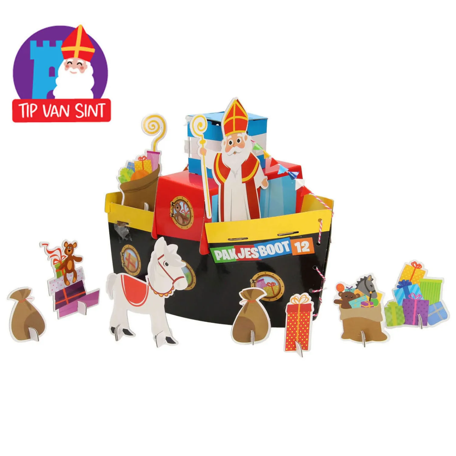 Grafix Sinterklaas Knutselset - Maak je eigen Stoomboot Best