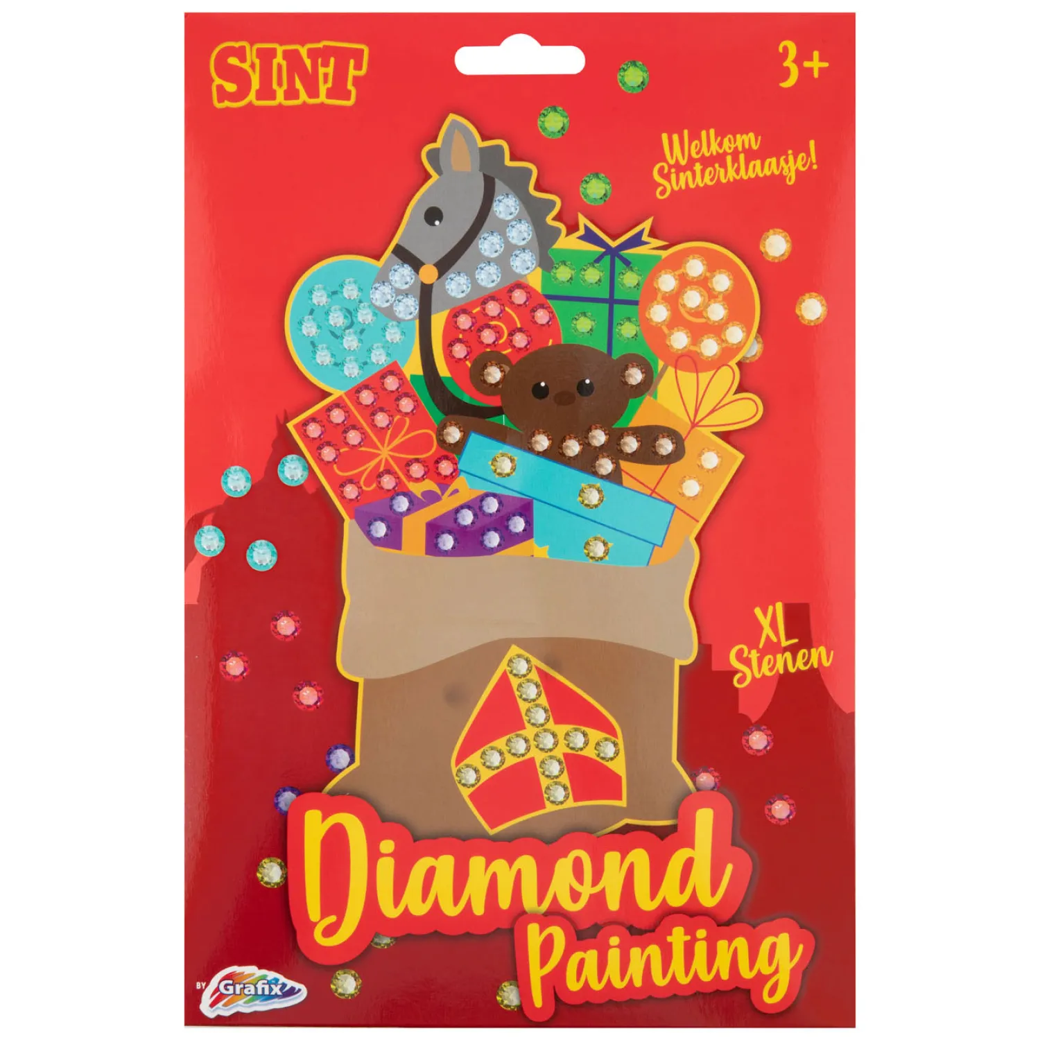 Grafix Sinterklaas Mozaiek Diamond Painting - XL Stenen New