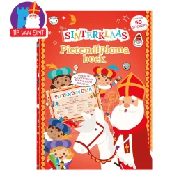 Sinterklaas Pietendiplomaboek met Stickers-Rebo Publishers Discount