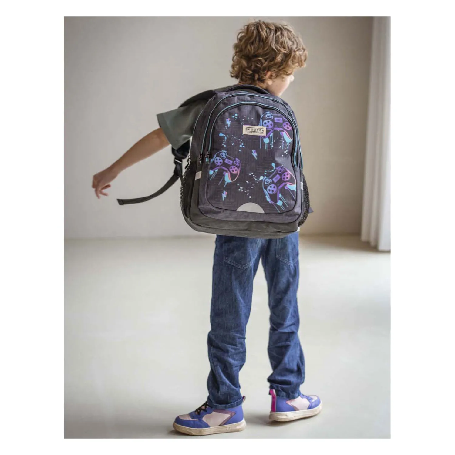 Skooter Rugzak Game Face On Gameprint-Vadobag Discount