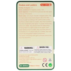 Slangen- en Ladderspel Magnetisch in Blik><noscript><img width=