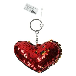 Sleutelhanger Hart met Pailletten Outlet