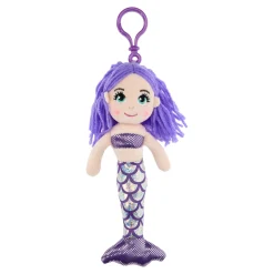 Sleutelhanger Lappenpopje Zeemeermin, 21cm New