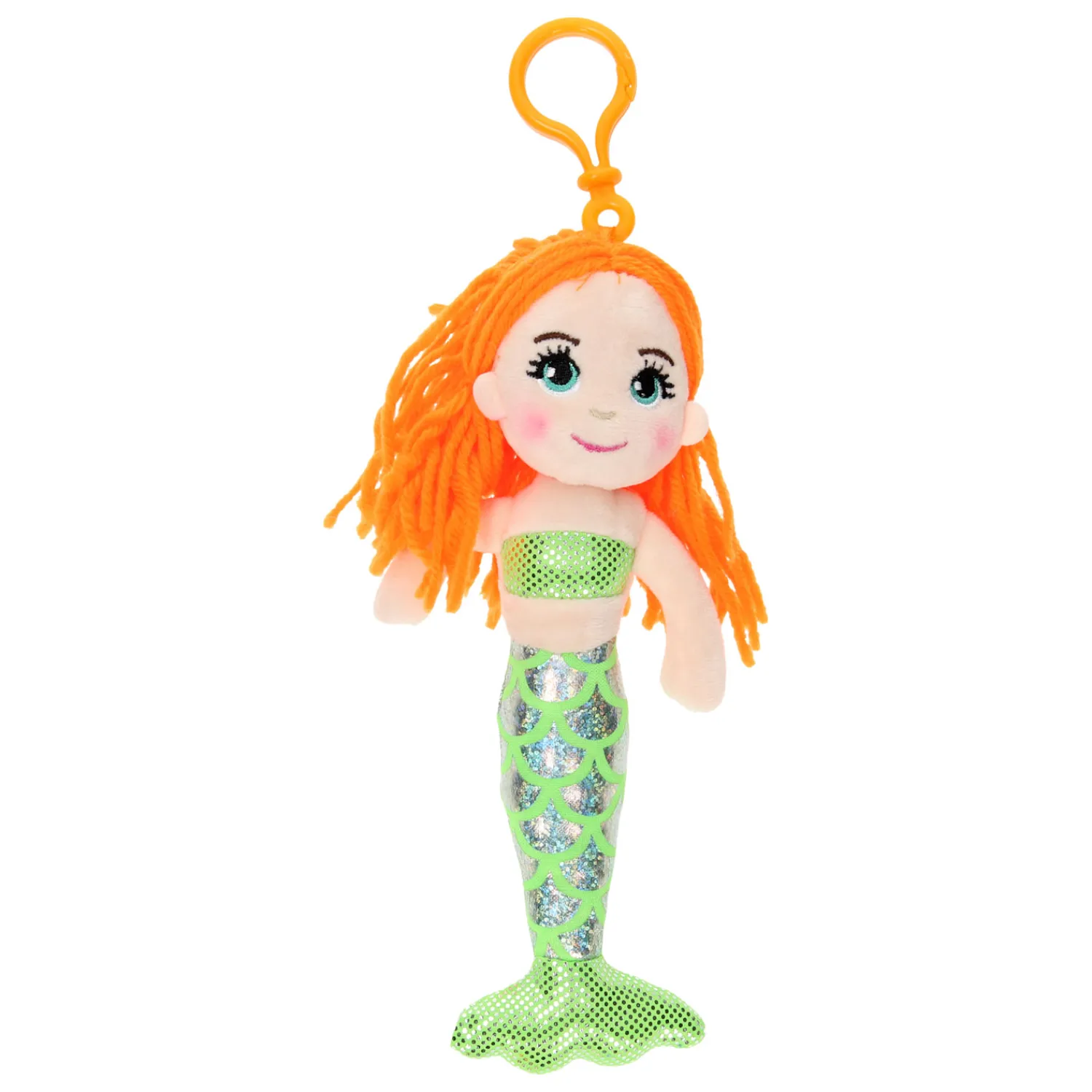 Sleutelhanger Lappenpopje Zeemeermin, 21cm New