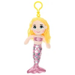 Sleutelhanger Lappenpopje Zeemeermin, 21cm New