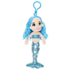 Sleutelhanger Lappenpopje Zeemeermin, 21cm New