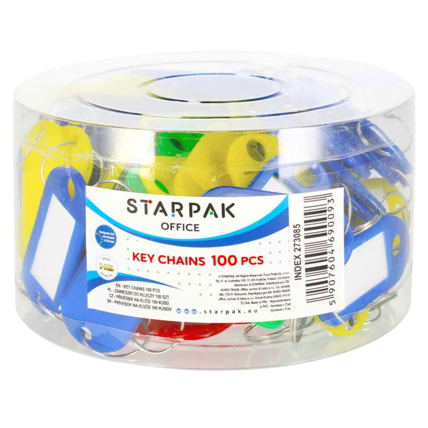 Sleutelhanger met Adres, 100st.> Hot