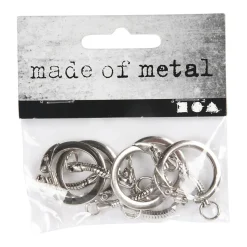 Sleutelhanger met Sluiting, 5st.>Creativ Company Discount