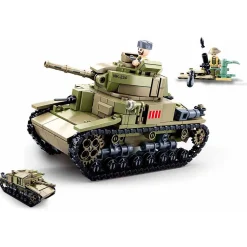 Sluban WWII - Italiaanse Tank 2in1 - 463dlg. Clearance