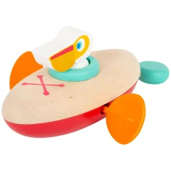 - Badspeelgoed Houten Kano Pelikaan Opwindbaar>Small Foot Sale