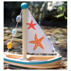 - Badspeelgoed Houten Zeilboot Zeester><noscript><img width=