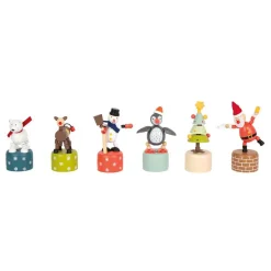 Small Foot - Display Kerst- en Winterdansfiguren, 12st. New