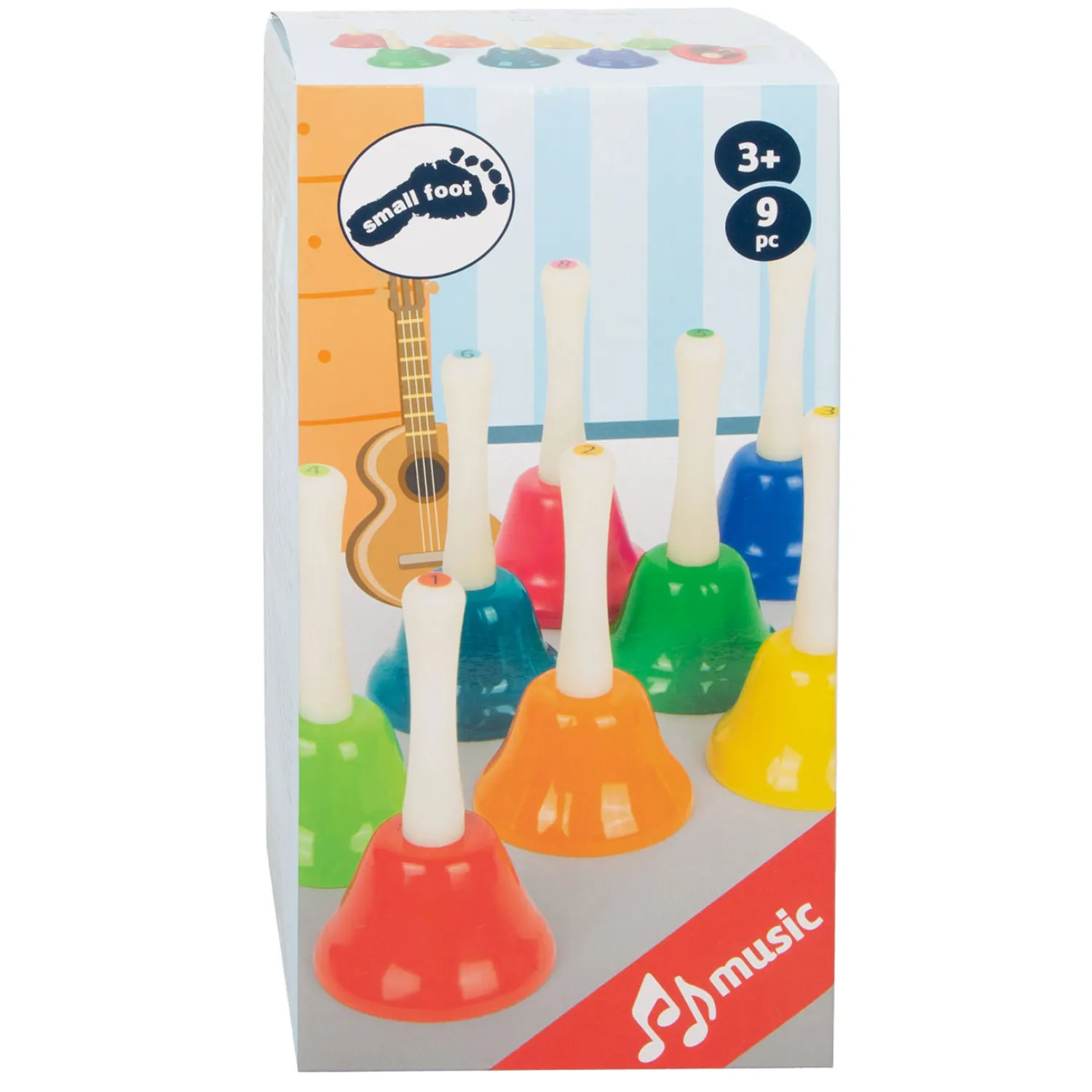 Small Foot - Gekleurde Handbellen, Set van 8