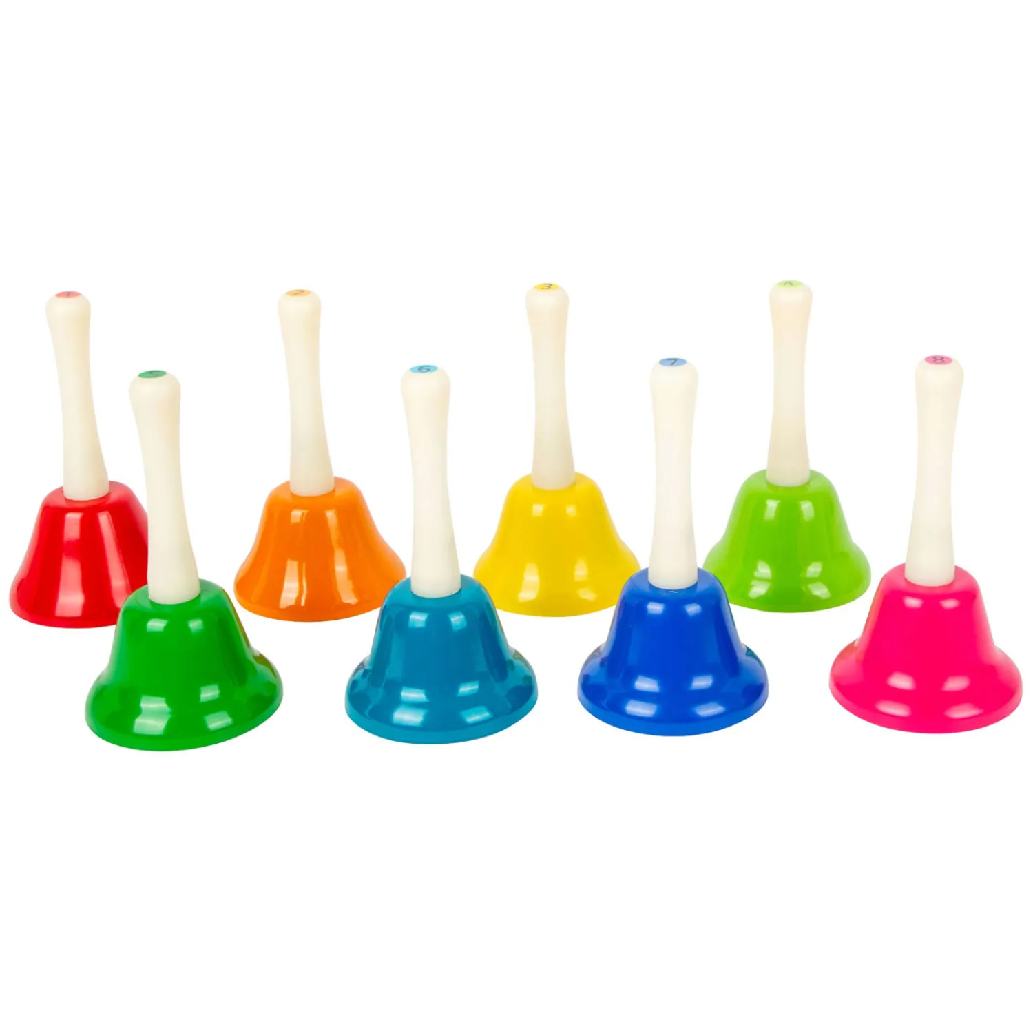 Small Foot - Gekleurde Handbellen, Set van 8