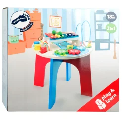 Small Foot - Houten Activiteiten en Muziektafel 2in1 Hot