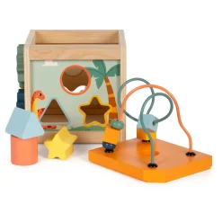- Houten Activiteitenkubus Motoriekspiraal Dino-Small Foot Online