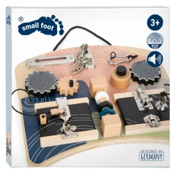 Small Foot - Houten Activiteitenbord Rotatie en Sloten Hot