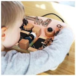 Small Foot - Houten Activiteitenbord Rotatie en Sloten Hot