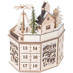 Small Foot - Houten Adventskalender Kerst Landschap Clearance