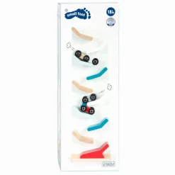 - Houten Autobaan Toren met Auto's, 3dlg.-Small Foot Best