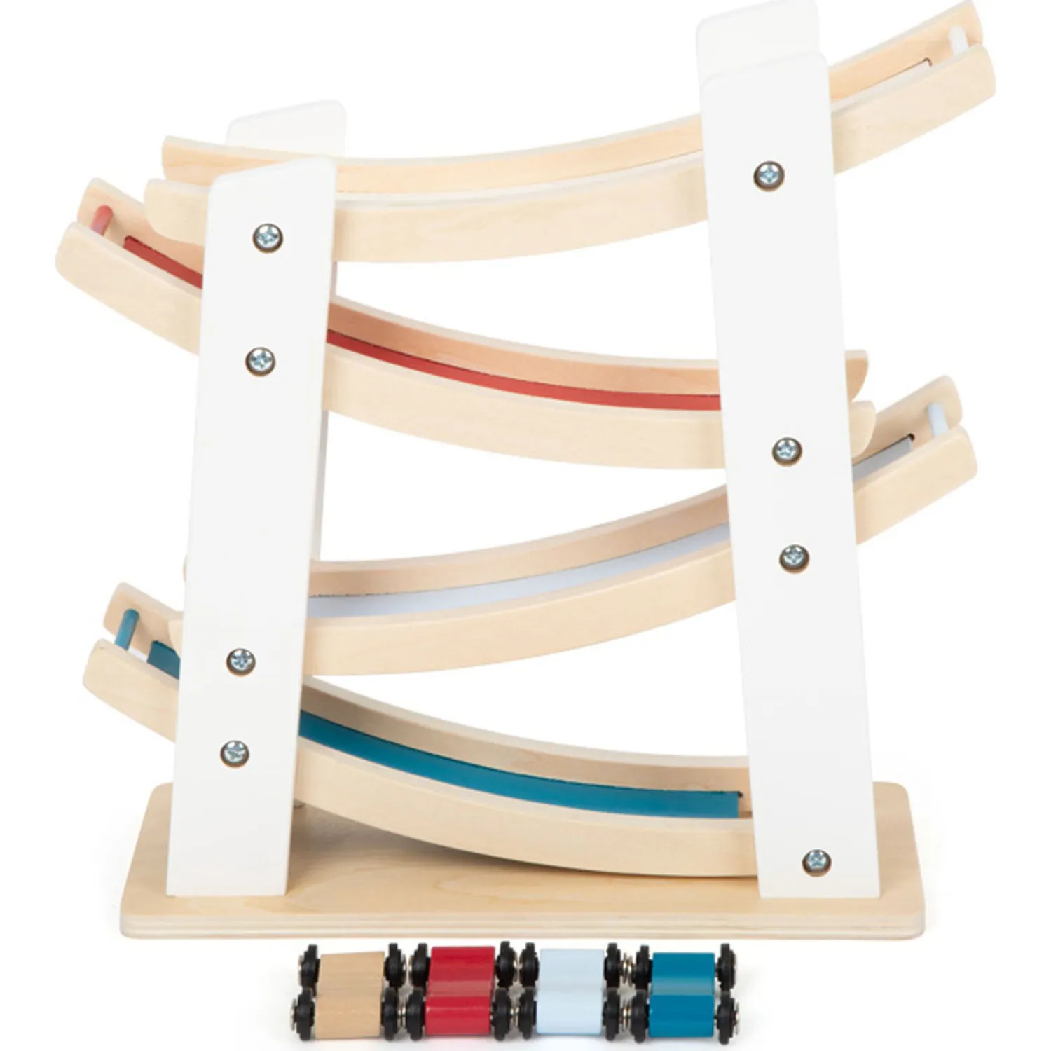 Small Foot - Houten Autobaan met 4 Auto's Discount