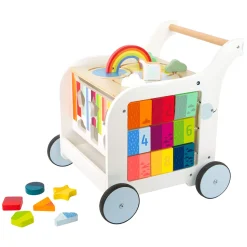 Small Foot - Houten Baby Walker Loopwagen Bloemen> Clearance