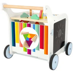 Small Foot - Houten Baby Walker Loopwagen Bloemen><noscript><img width=