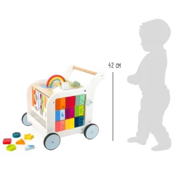Small Foot - Houten Baby Walker Loopwagen Bloemen><noscript><img width=