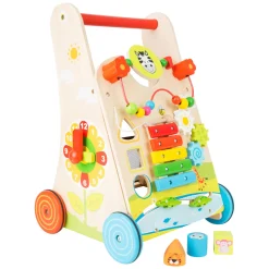 Small Foot - Houten Baby Walker Loopwagen Kleurrijk Hot